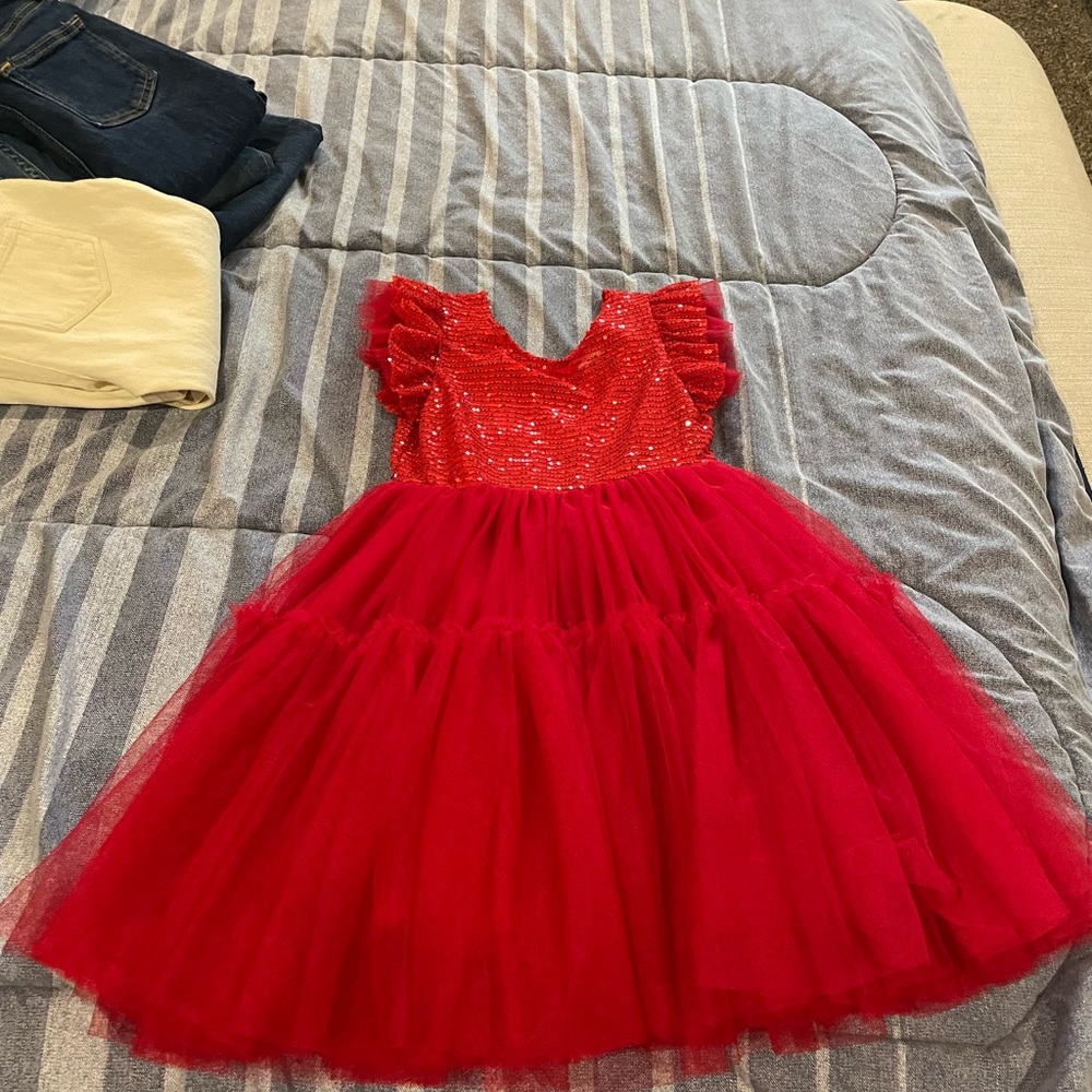 Red tutu dress